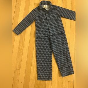 Blue Mini Buffalo Geo Lands’ End Blake Shelton Size 4T : KIDS